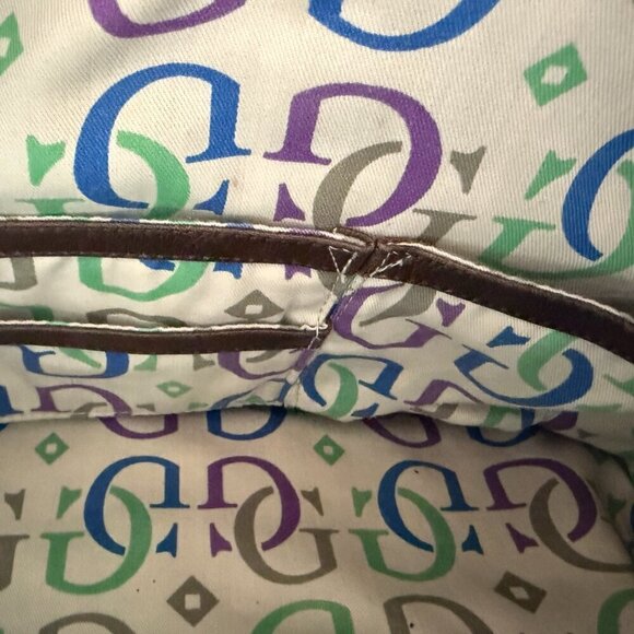 Guess Large Brown Leather Shoulder Bag - Picture 4 of 7